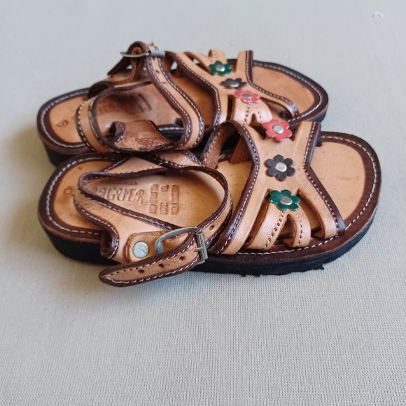 Toddler Handmade Mexican Guaraches - Picture 4 of 8